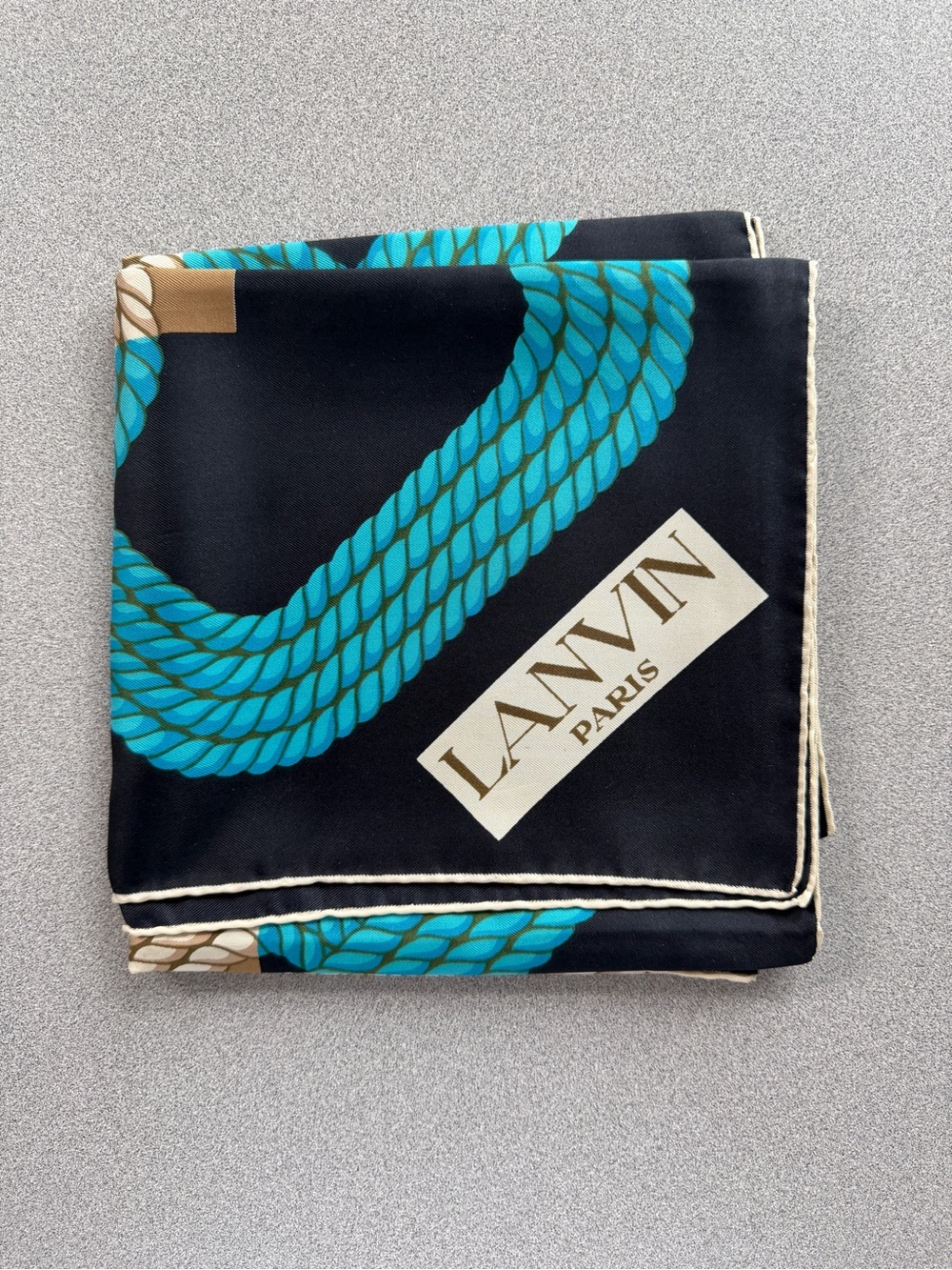 Vintage LANVIN PARIS  Scarf